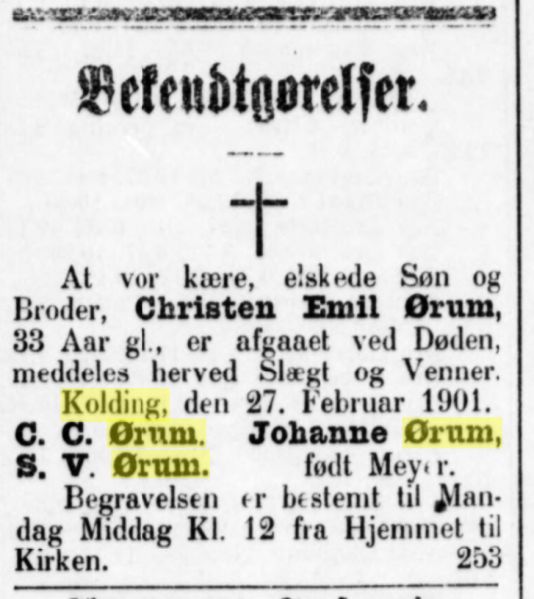 Fil:C.E. Ørum dødsannonce 1901.jpeg